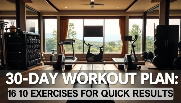 30-Day Workout Plan