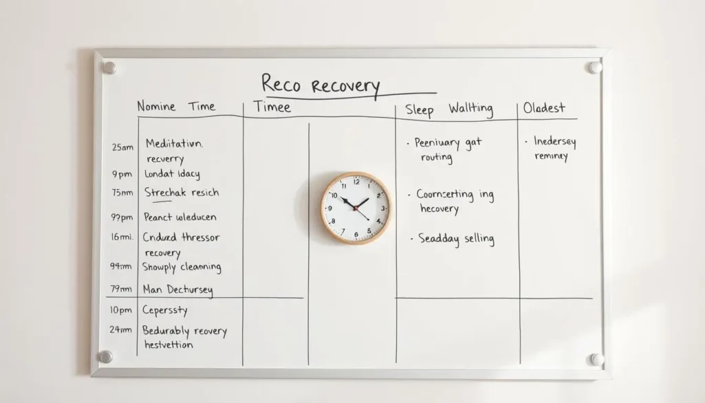 How to Create a Recovery Routine