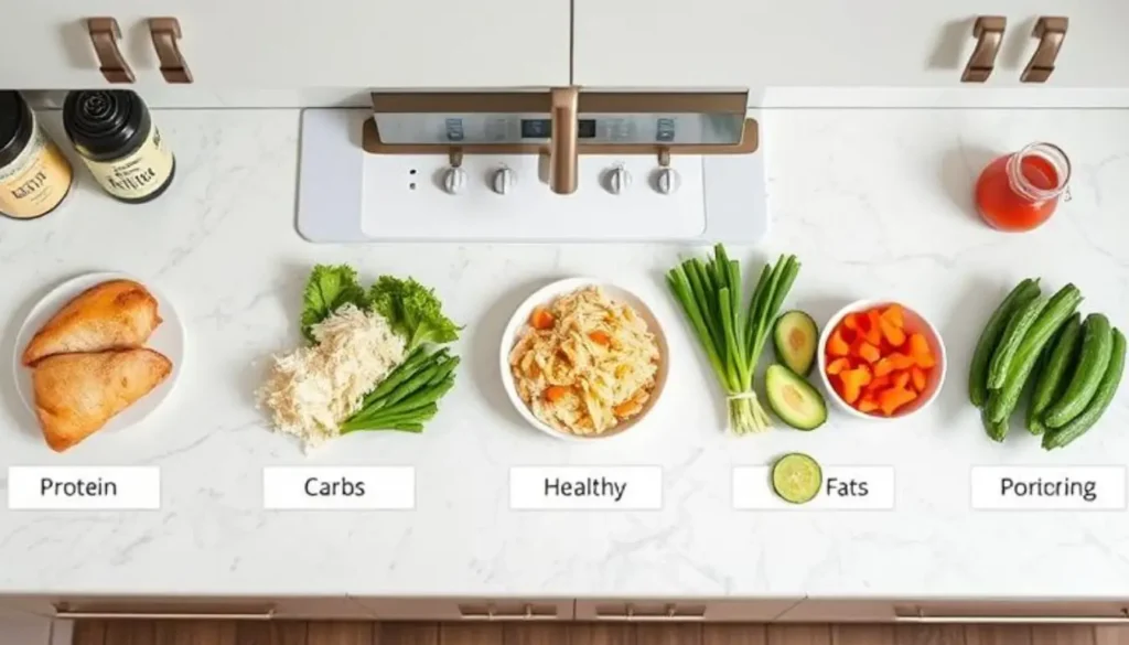 how to prepare balanced meals