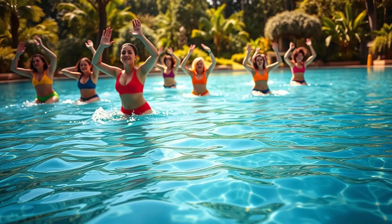 Aqua fitness workout routine