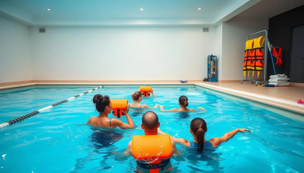 Aqua fitness workout routine